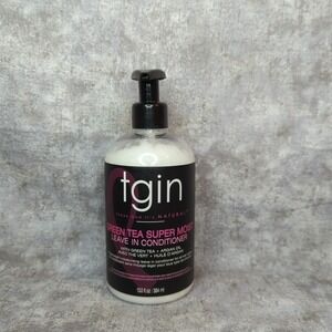 Tgin Green Tea Super Moist Leave In Conditioner with Argan Oil 13 fl oz